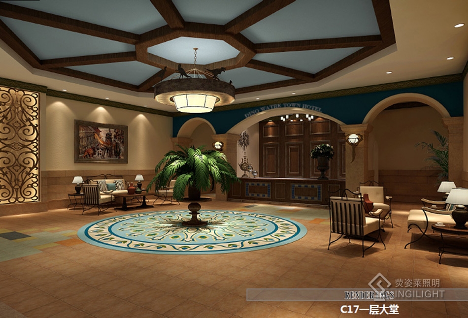 常州迪諾水鎮(zhèn)酒店照明設(shè)計(jì)