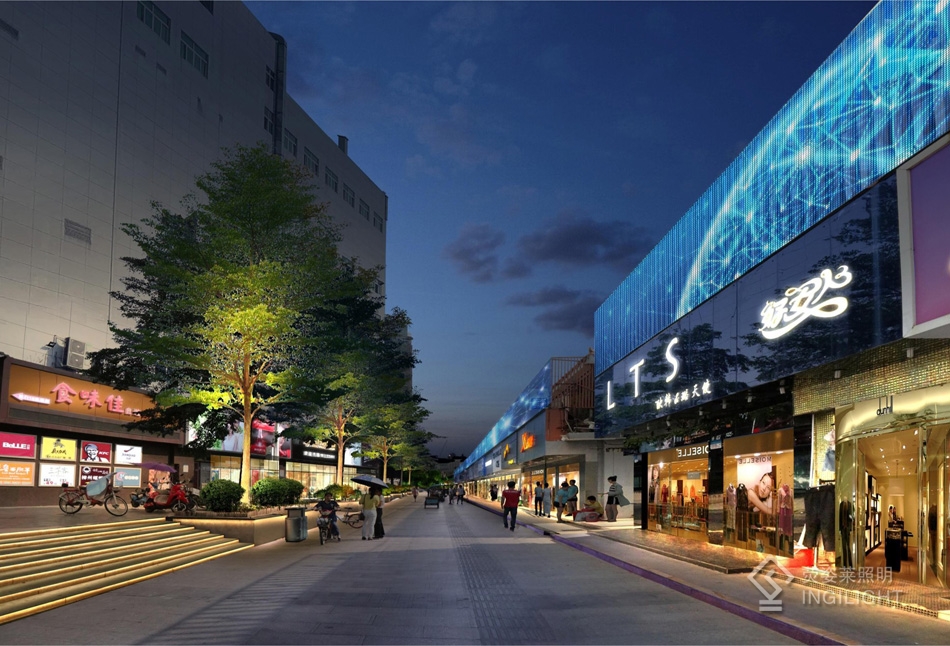 深圳匯食街燈光亮化項(xiàng)目